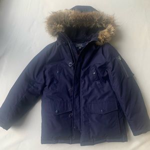Ralph Lauren Boy's Water-Resistant Down Parka - Size M 10-12 , in Newport Navy